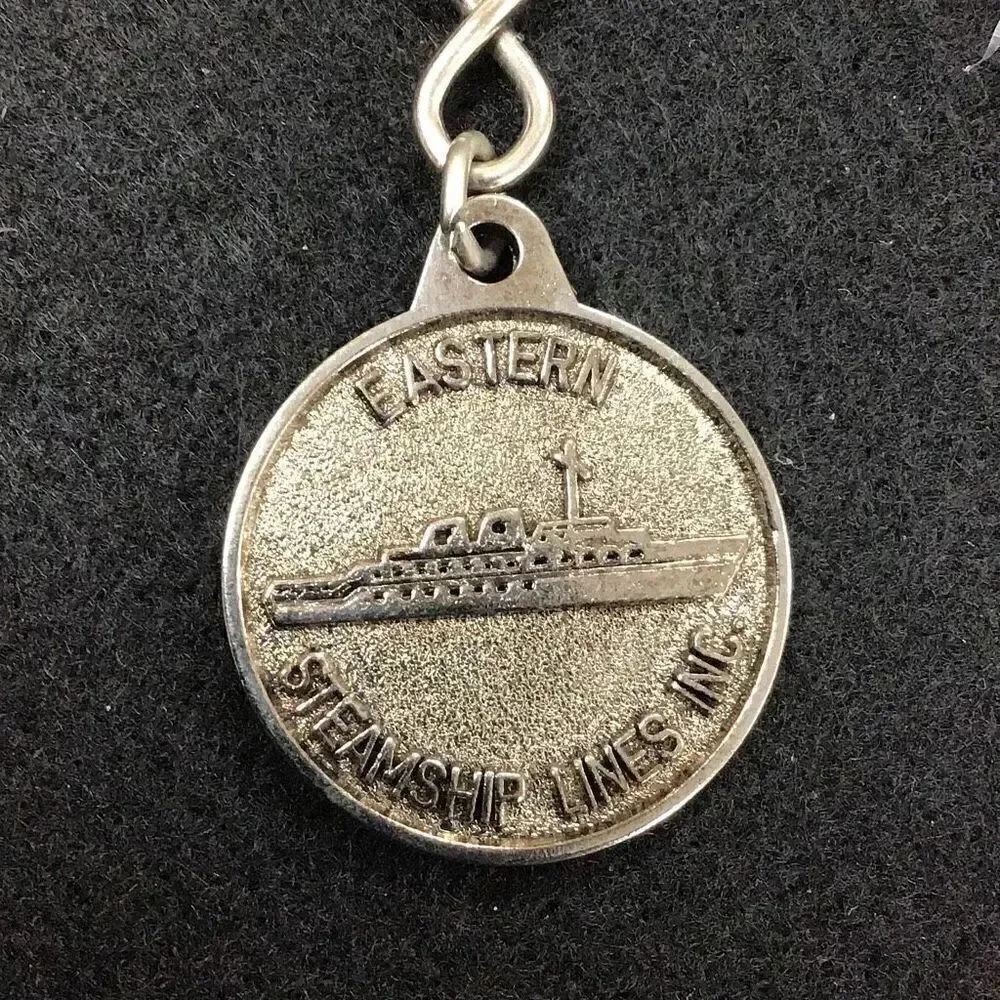 Keychain, new old stock, vintage Easter steamer fob